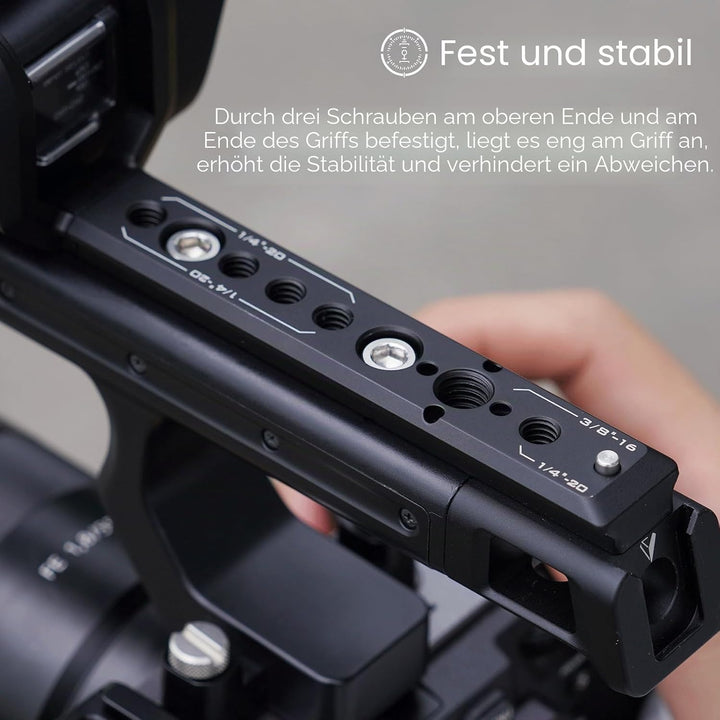 Tilta XLR-Verlängerungshalterung, kompatibel mit Sony FX3 mit 1/4-Zoll-Inbusschlüssel, sichere Verbi