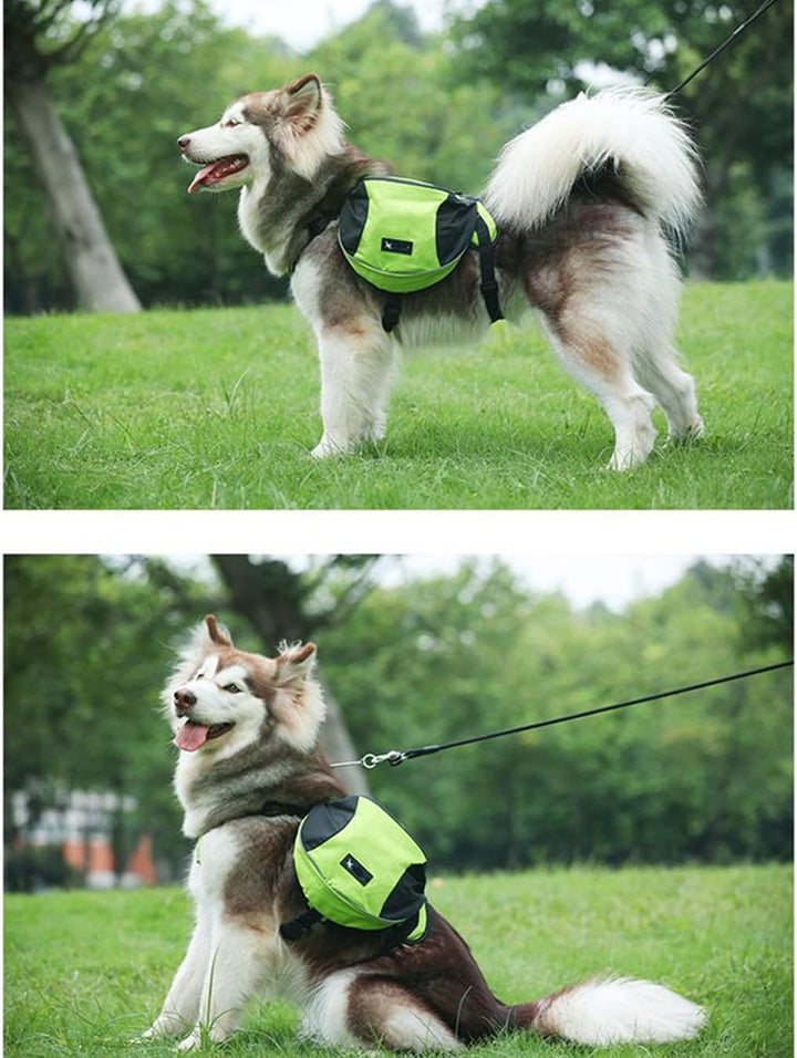 Satteltasche Hunderucksack für Mittlere Grosse Hunde, Packtaschen Rucksack für Reisen Wandern Traini