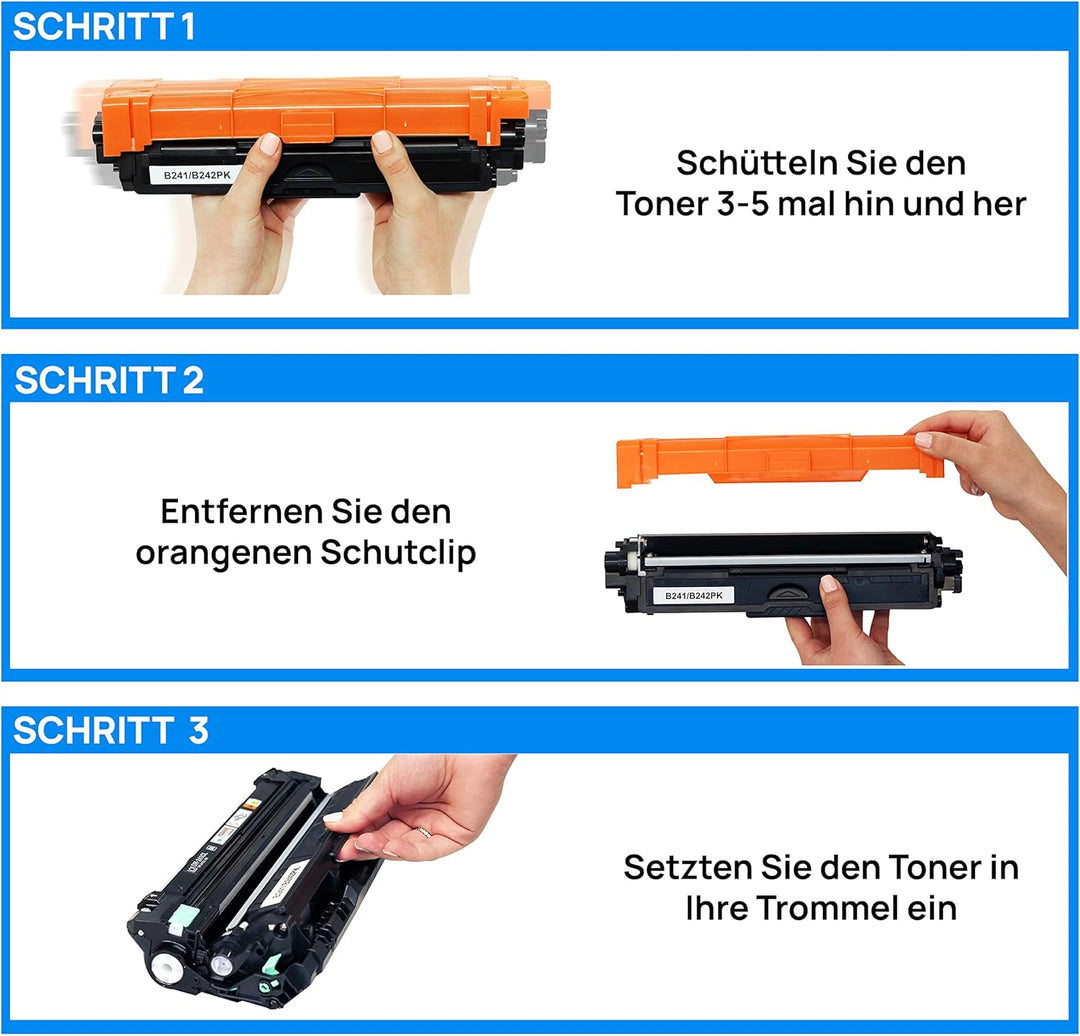 Bubprint Toner kompatibel als Ersatz für Brother TN-242M TN-246M für DCP-9017CDW DCP-9022CDW HL-3142