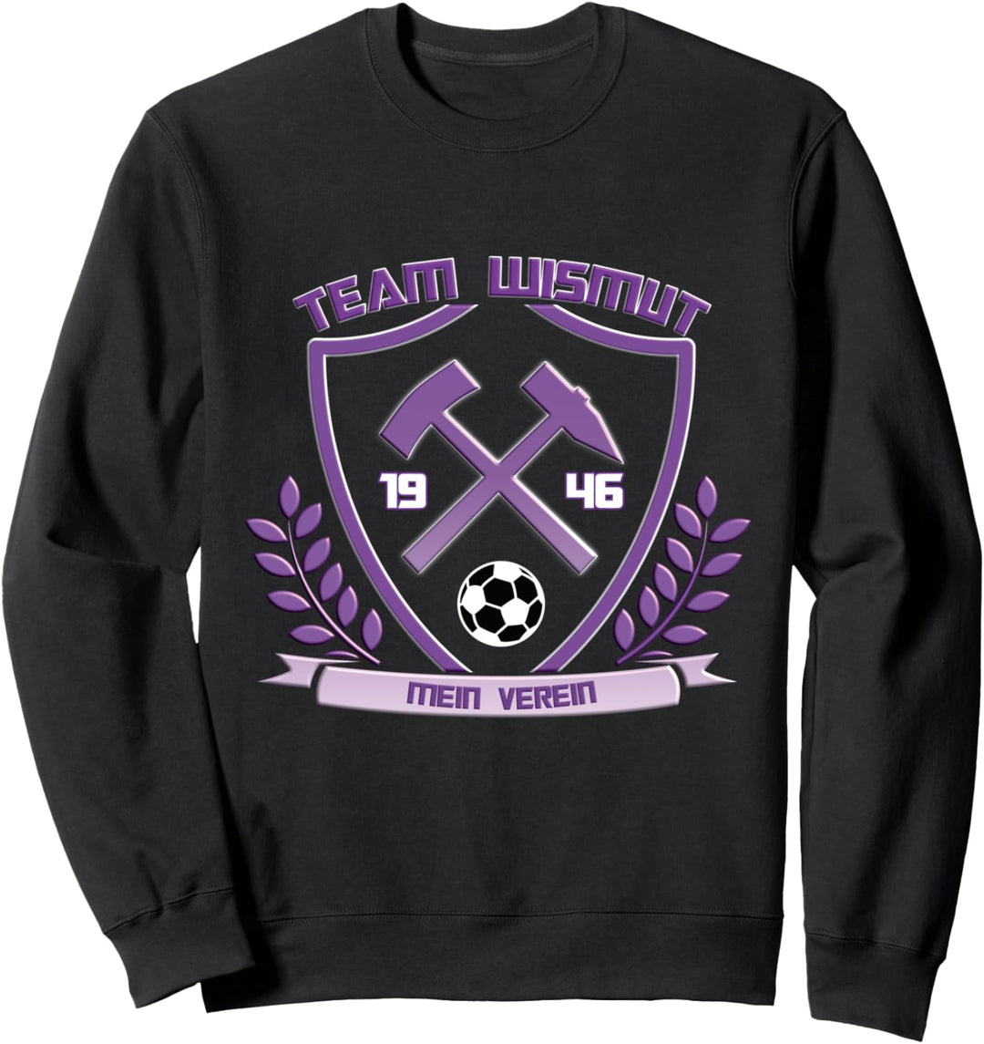 Erzgebirge Fussball Wismut Bergbau Aue Sweatshirt