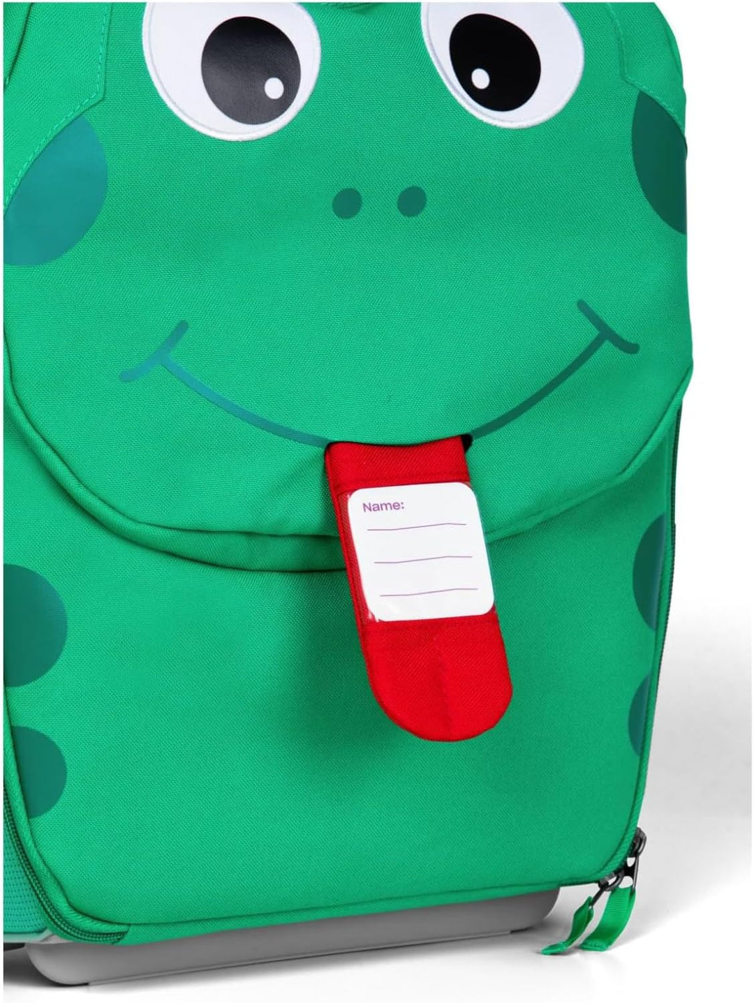 Affenzahn Kinderkoffer in Handgepäckgrösse als Trolley Frosch - Grün