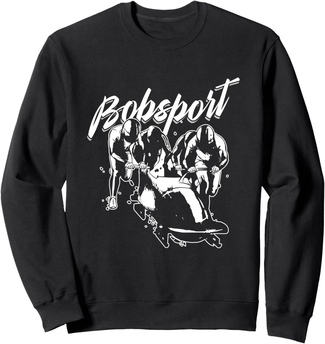 Bobsport Skeleton Bobsleigh Bobsportler Bobfahrer Geschenk Sweatshirt