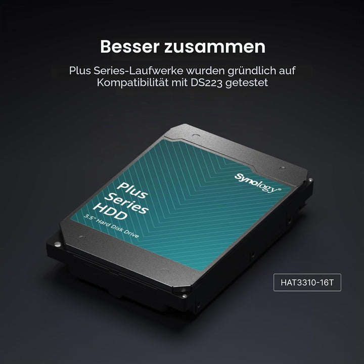 Synology 2-Bay NAS DS223 (Diskless)