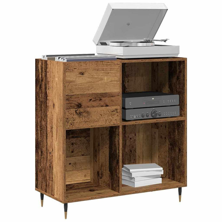 vidaXL Schallplattenschrank Altholz 85 x 38 x 89 cm Holzwerkstoff | Schlankes Design ergänzt jeden W