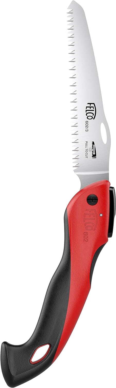 FELCO Baumsäge 602 (klappbare Säge, Klingenlänge 16 cm, mit ziehendem Schnitt, Holzsäge, für Weinbau