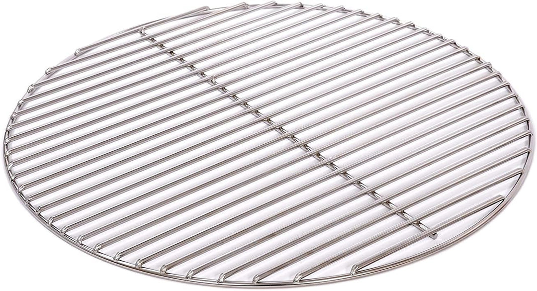 Massiver Grillrost Ø 50 cm aus Edelstahl rostfrei und elektropoliert 6 mm für Grill rund, Kugelgrill