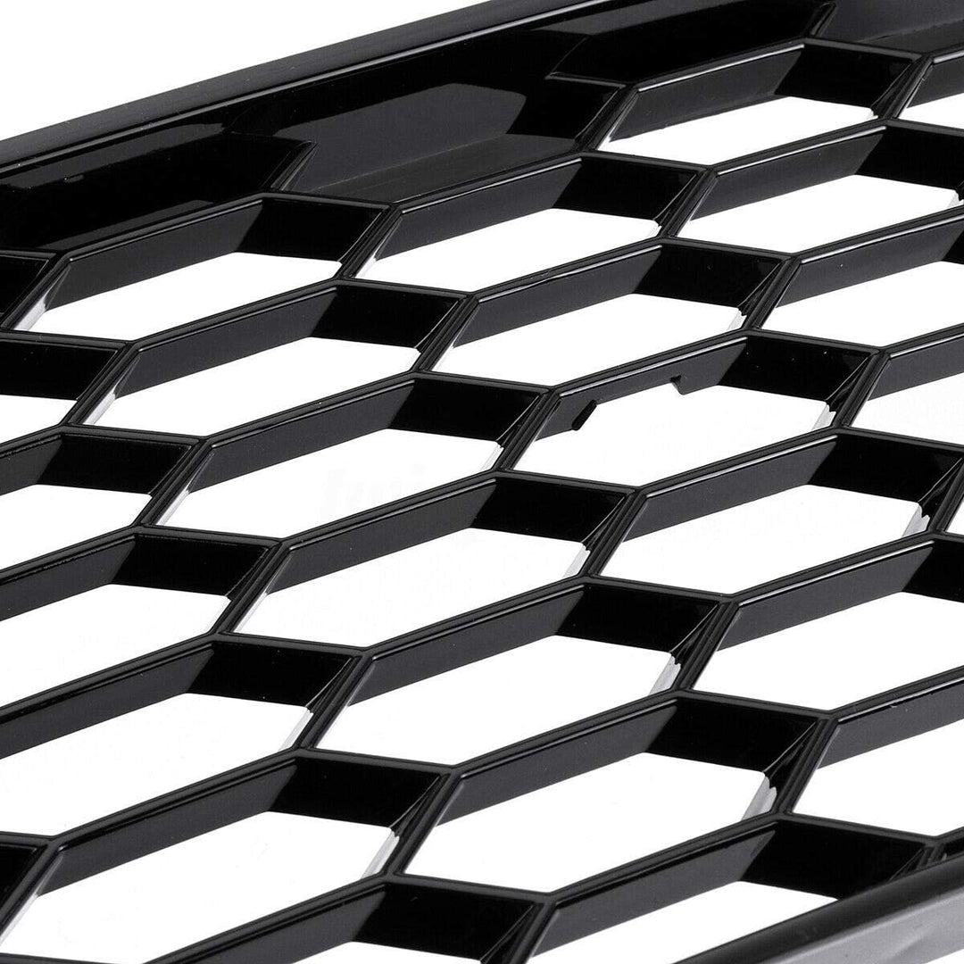 GSRECY Links Rechts Black & Chrome Trim Nebelscheinwerfer Stossstangengrill Abdeckung für S5 B8 Coup