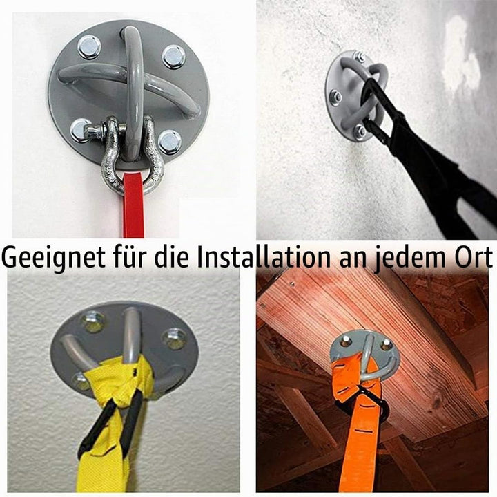 Wand Deckenhalterung für Gym & Home aufhängegurte für Olympic Ringe Fitness Training Yoga Swing Schl