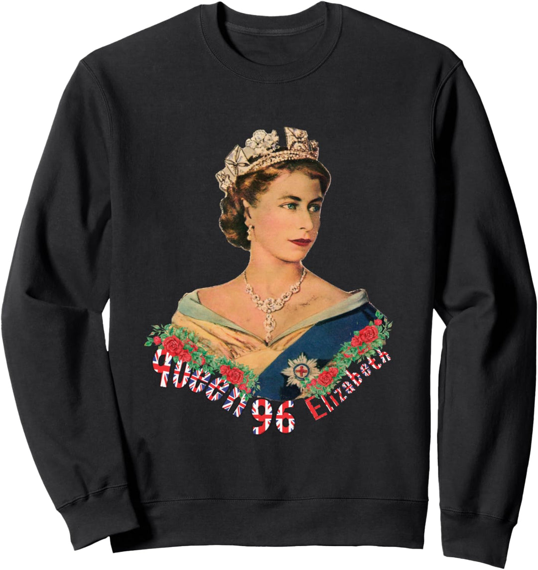 Queen Elizabeth's II British Crown Majesty Queen Elizabeth's II Sweatshirt