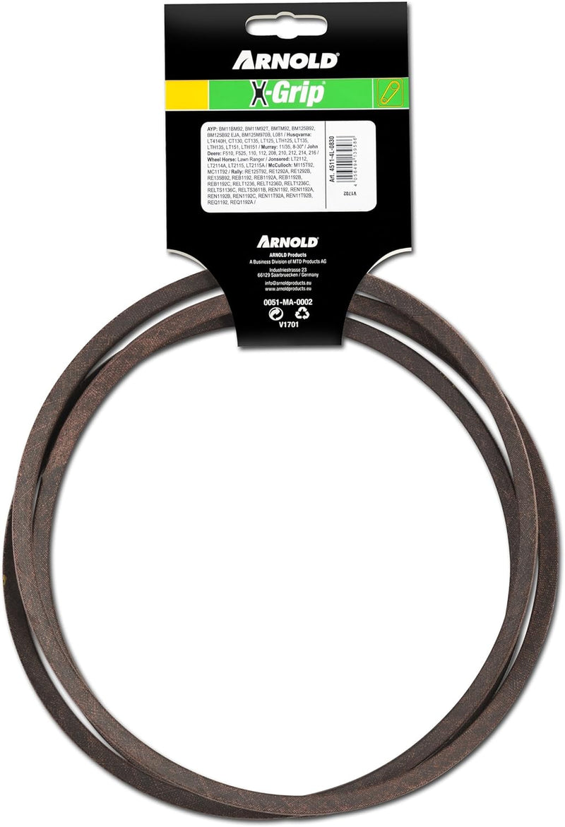 ARNOLD - X-Grip Keilriemen, 4L830, 4511-4L-0830