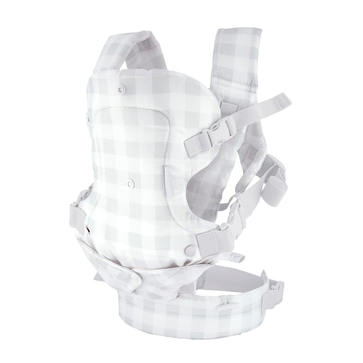 Infantino Babytrage Flip Advanced 4-in-1, Ergonomische und Umwandelbare Babytrage, Trage für Front u
