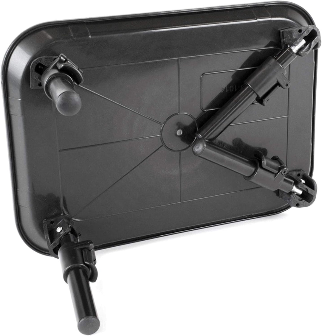 Bivvy Table 35x25cm – Verstellbarer Beistelltisch für Angelzelt & Camping – Teleskopbeine höhenverst