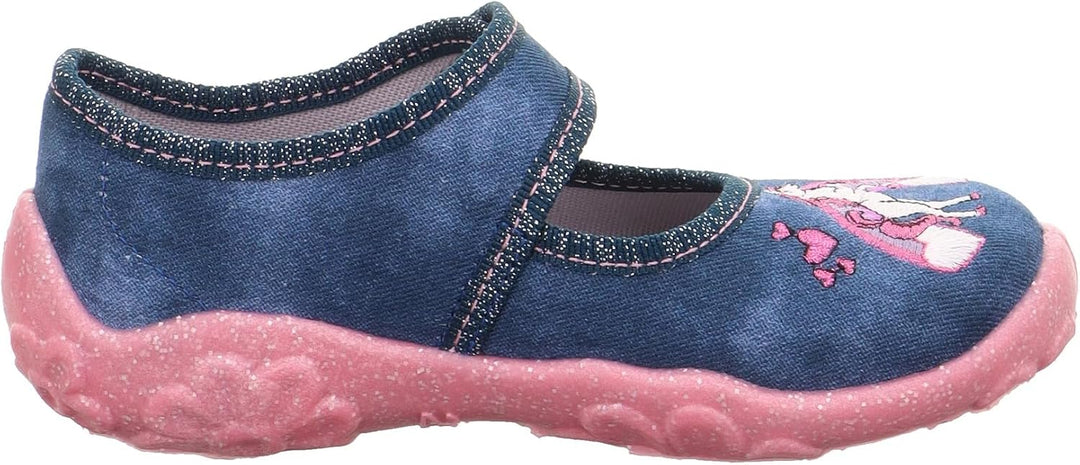 Superfit BONNY Hausschuhe 1-800283 Mädchen 34 EU Blau 8050, 34 EU Blau 8050