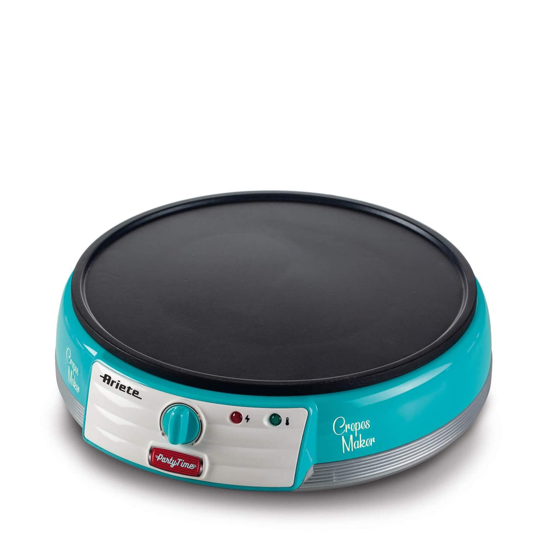 ARIETE 202/01 Partytime crepe maker 1000 W Turquoise Hellblau, Hellblau