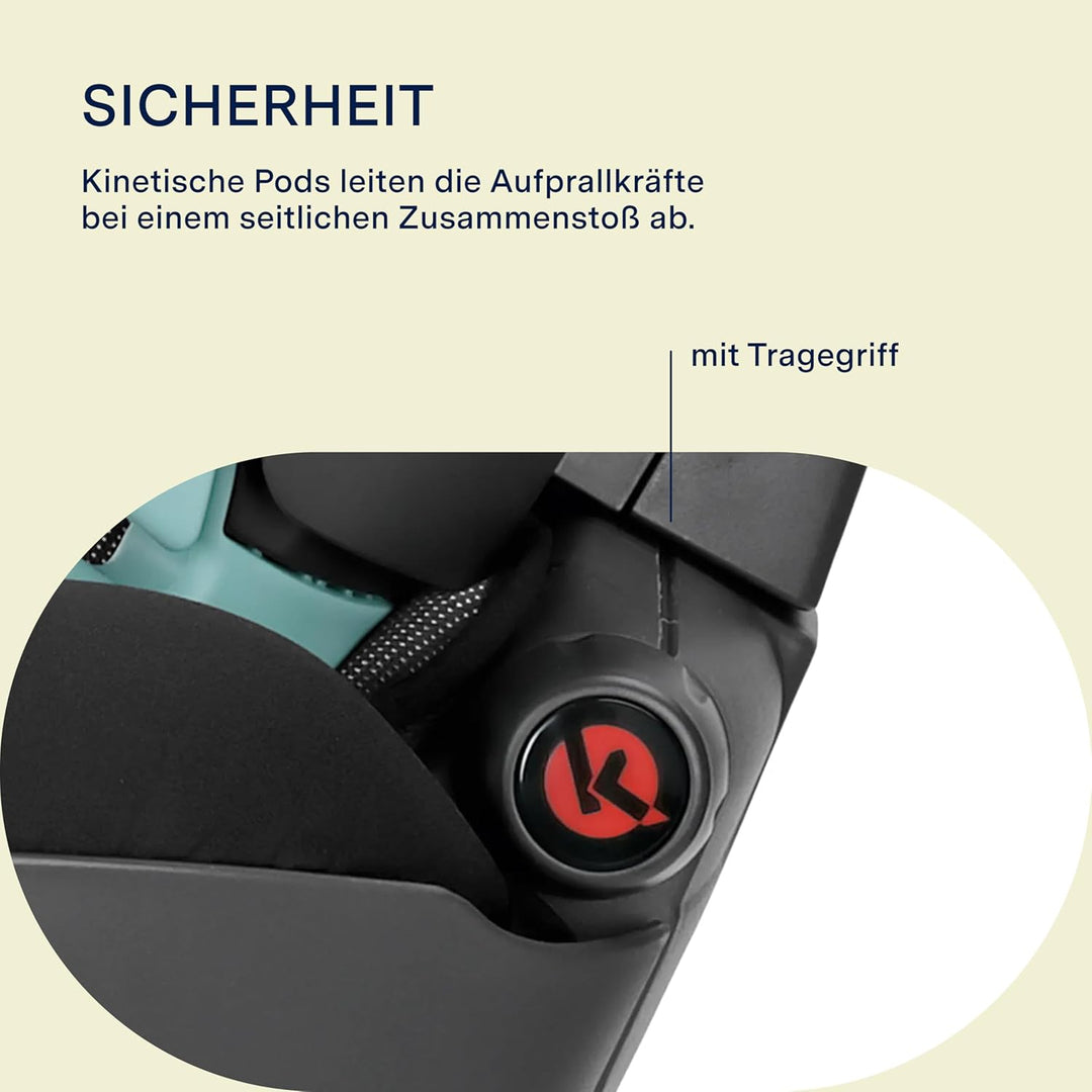 PEG Viaggio Flex Autositz ISOFIX mit fortschrittlicher Technologie, verstellbar, klappbar, verstärkt