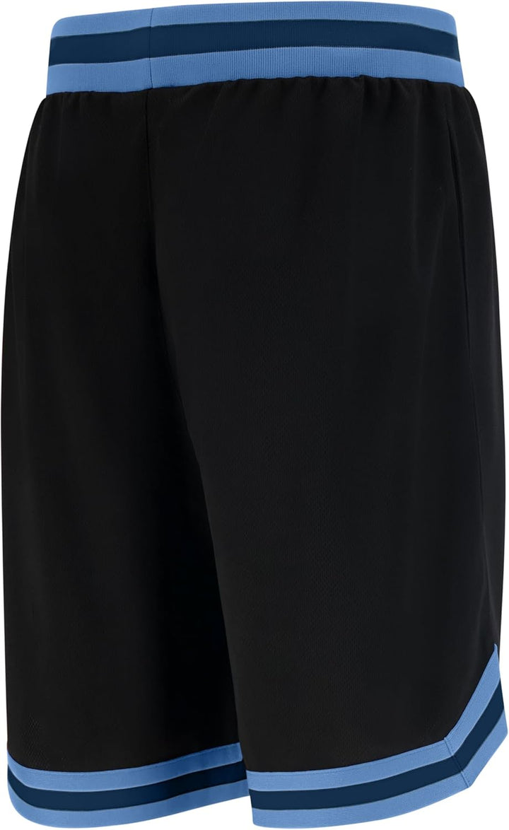 UNK Herren NBA Woven Team Logo Poly Mesh Basketball Shorts Memphis Grizzlies L, Memphis Grizzlies L
