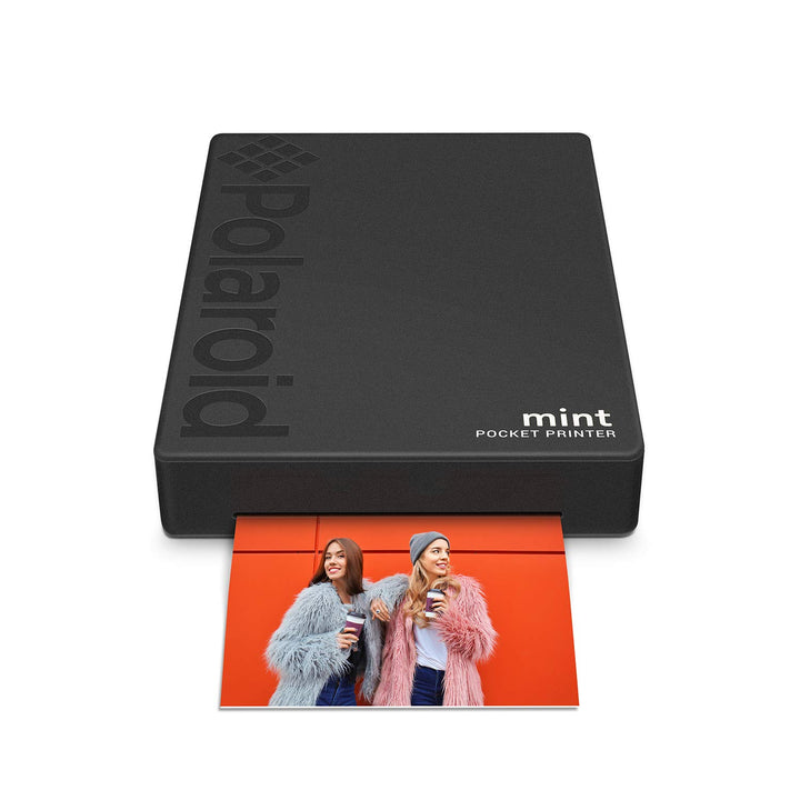Polaroid Mint: Taschendrucker mit Zink-Papier. Bluetooth für Android- und iOS-Geräte. Druckt in selb