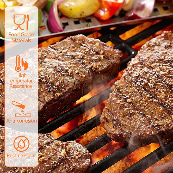45x35cm Gusseisen Grillrost für Rösle Videro G4-S, Rösle Allflame Prime 4,Grillrost Ersatzteil für E