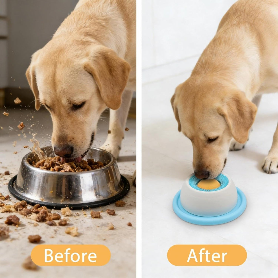 2 Stück Schleckball Hund, Smoothie Dog Schleckball für Hunde, Lick Sphere Bowl, Leckkugel Schleckspi