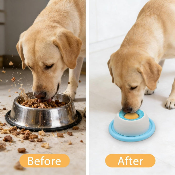 2 Stück Schleckball Hund, Smoothie Dog Schleckball für Hunde, Lick Sphere Bowl, Leckkugel Schleckspi