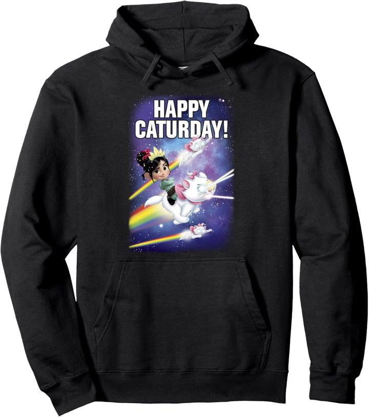 Disney Wreck-It Ralph 2 Vanellope Happy Caturday Poster Pullover Hoodie