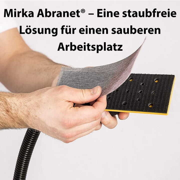 Mirka Abranet Netz-Schleifstreifen 70x198 mm Klett / Korn P400 / 50 Stk / zum Schleifen von Holz, Sp