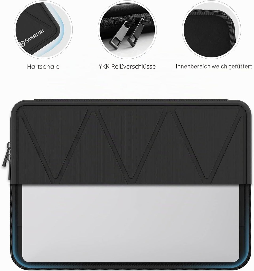 Smatree Hartschale Laptoptasche Kompatibel mit 15,6 Zoll ‎Samsung Galaxy Book2 Pro 360/ Book Pro, Sl
