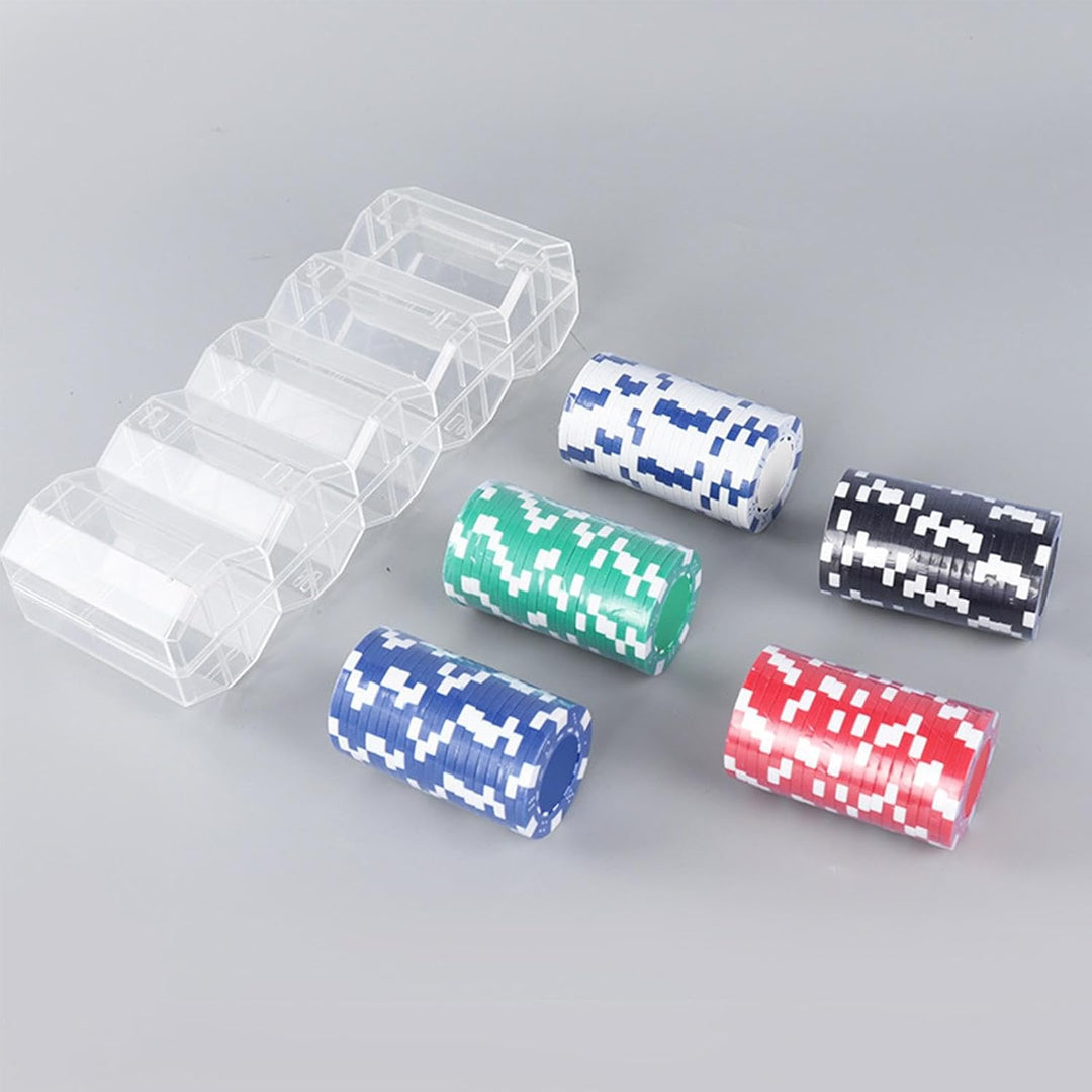 Pokerchips-Set Mit Etui | Blackjack-Poker-Chips-Set | Pokerset Für Kartenclubs, Hochwertiges Pokerch