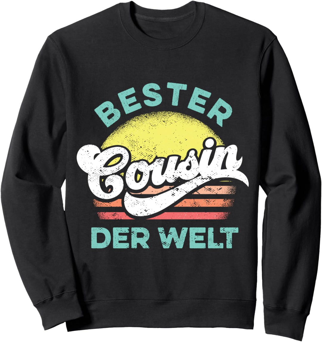 Bester Cousin der Welt Vintage Spruch Sweatshirt