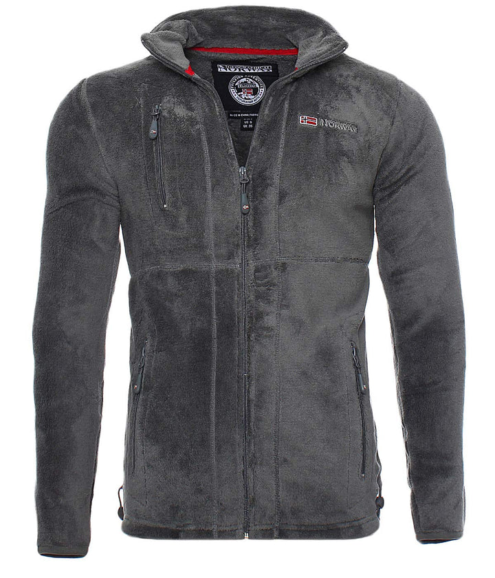 Geographical Norway Fleecejacke für Herren Grau S, Grau S