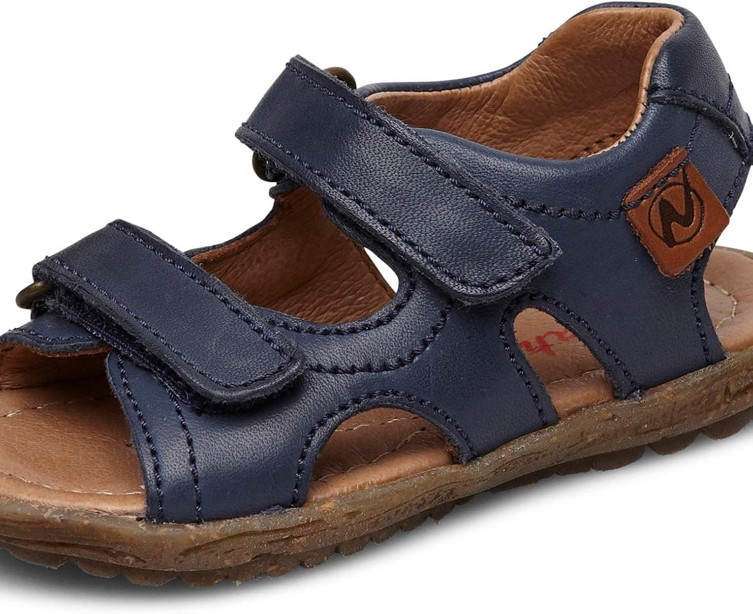 Naturino Sandalen aus Leder 20 EU Blau Navy 0c02, 20 EU Blau Navy 0c02