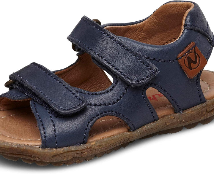 Naturino Sandalen aus Leder 20 EU Blau Navy 0c02, 20 EU Blau Navy 0c02