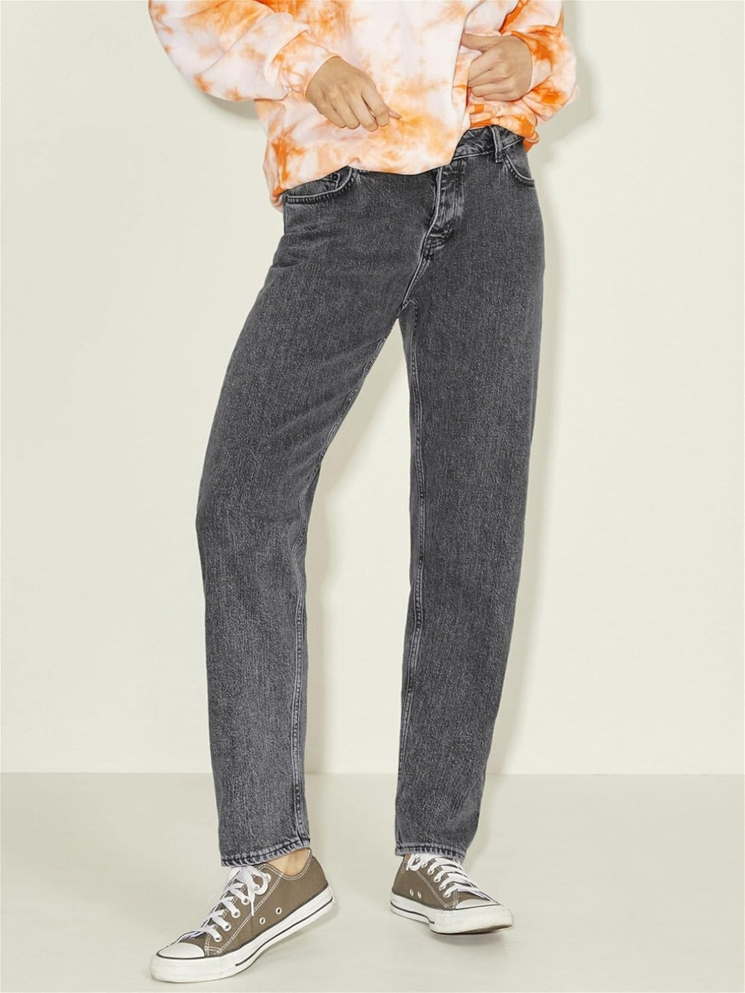 JACK & JONES Damen Jeans 27W / 34L Grey Denim, 27W / 34L Grey Denim