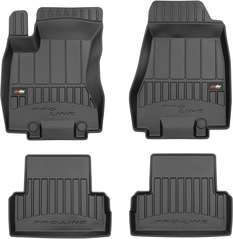 M MOTOS Gummimatten Auto Fussmatte passt für Nissan X-Trail II 2008-2013 Verbessern Sie Ihren Reisek