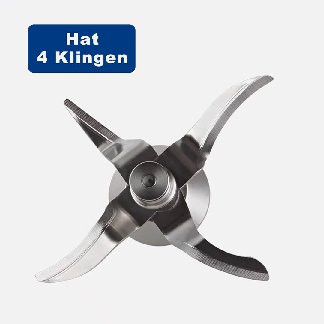 Ersatzmesser für Vorwerk Thermomix TM5 TM6, TM5 Messer aus Edelstahl, mit 1 Reinigungsbürste, Messer