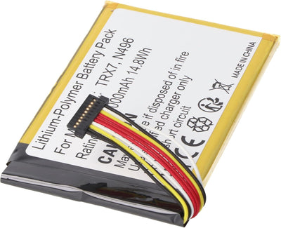 AKKU 3.7V 3.800mAh 14.06Wh Li-Polymer N496 für GPS Magellan TRX7