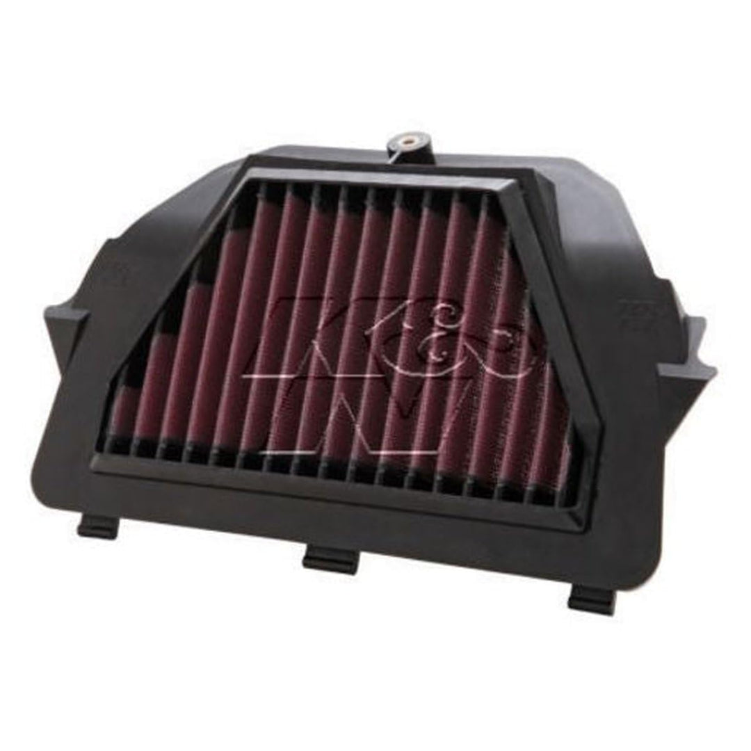 K&N YA-6008R Motorrad Luftfilter, Rot