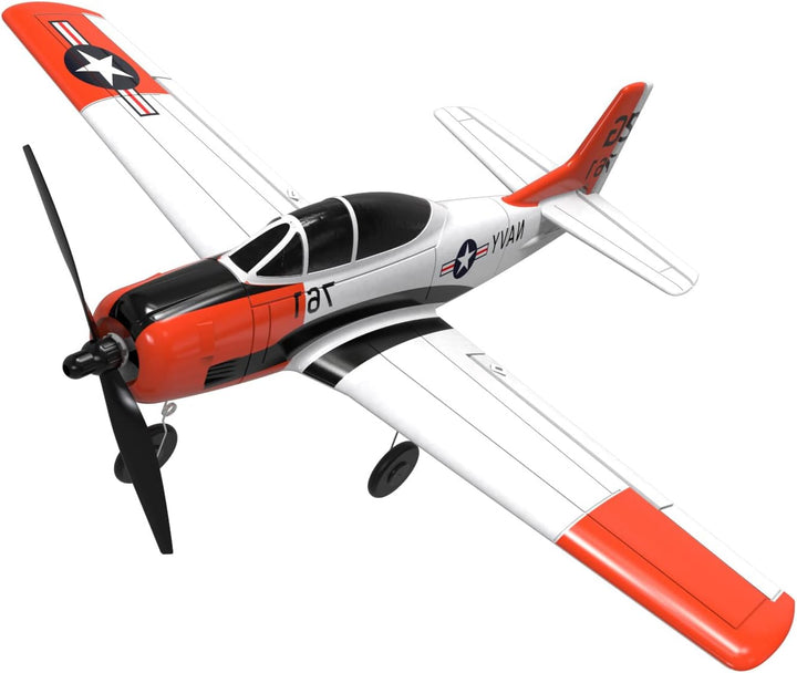 VOLANTEXRC RC Flugzeug T28 Trojan PNP Version ohne Batterie ohne Fernbedienung mit 6 Achsen Kreisels