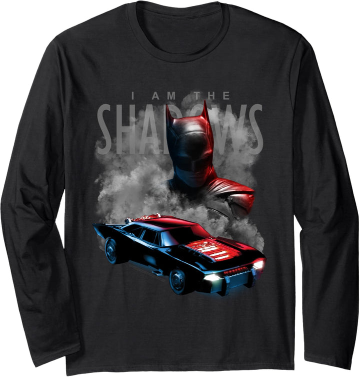 The Batman Batman and Batmobile Langarmshirt