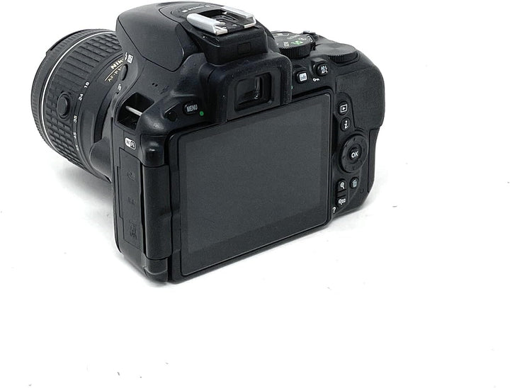 Nikon D5500 SLR-Digitalkamera Kit DX AF-P 18-55 VR schwarz Schwarz inkl. 18-55mm Objektiv, Schwarz i
