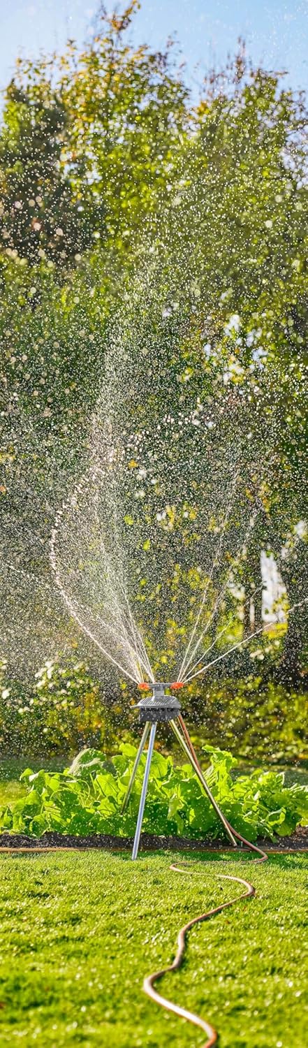 Gardena Classic Kreisregner Samba: Rasensprenger für gleichmässige Bewässerung durch Präzisions-Düse