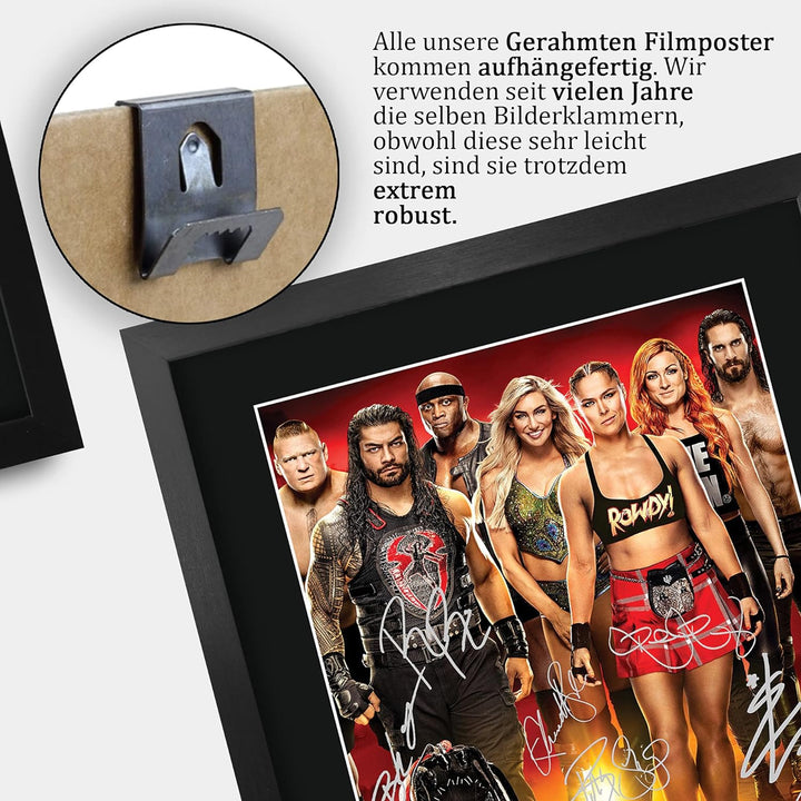 HWC Trading Wrestlemania 35 The Cast Gifts gedrucktes Autogramm Bild für WWE & WWF Fanartikel-Fans –
