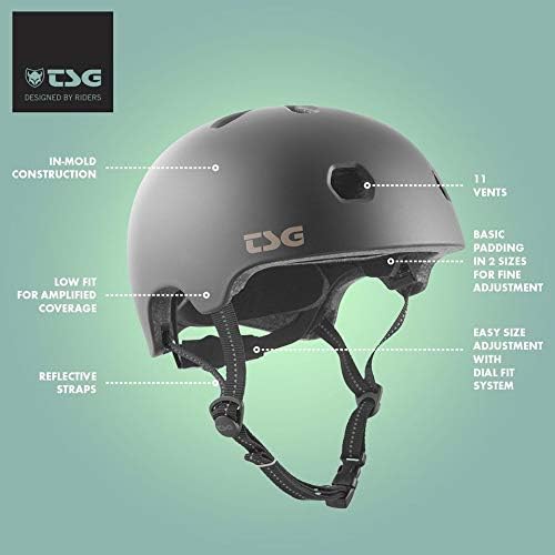 TSG Meta Solid Color Halbschalenhelm, satin acid yellow