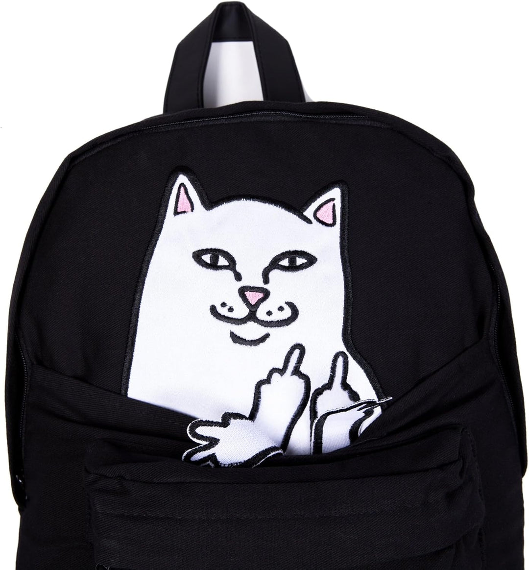 RIPNDIP Lord Nermal Rucksack mit abnehmbaren Händen, Schwarz, Schwarz, Laptop