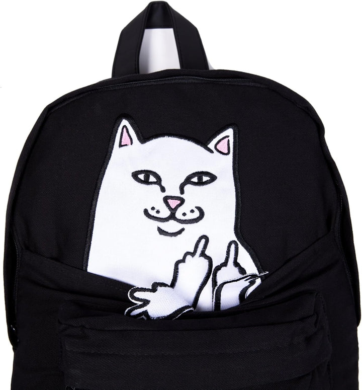 RIPNDIP Lord Nermal Rucksack mit abnehmbaren Händen, Schwarz, Schwarz, Laptop