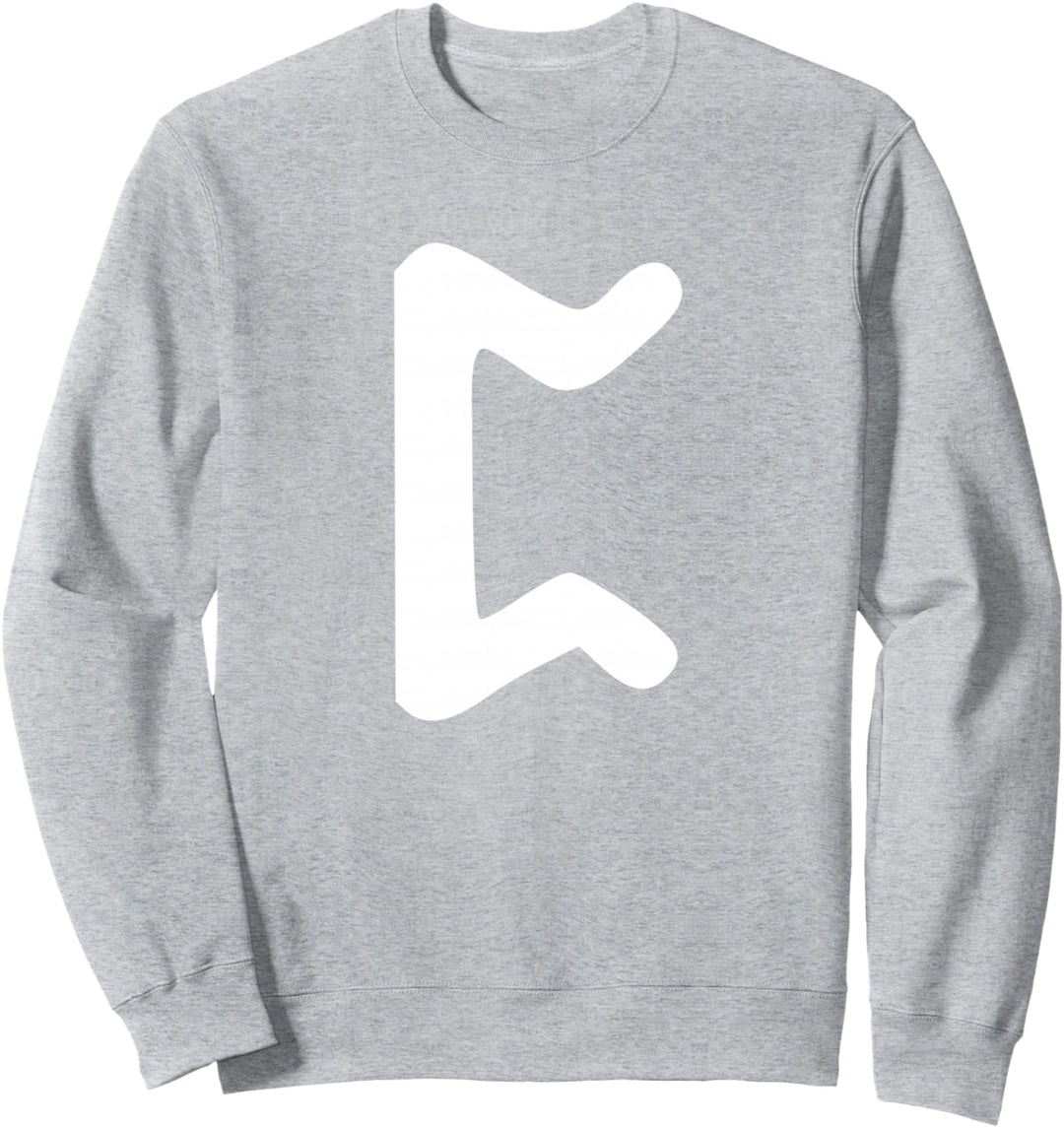 Perthro Rune Wikinger Weiss Runen Alphabet Die Cup Fortune Sweatshirt