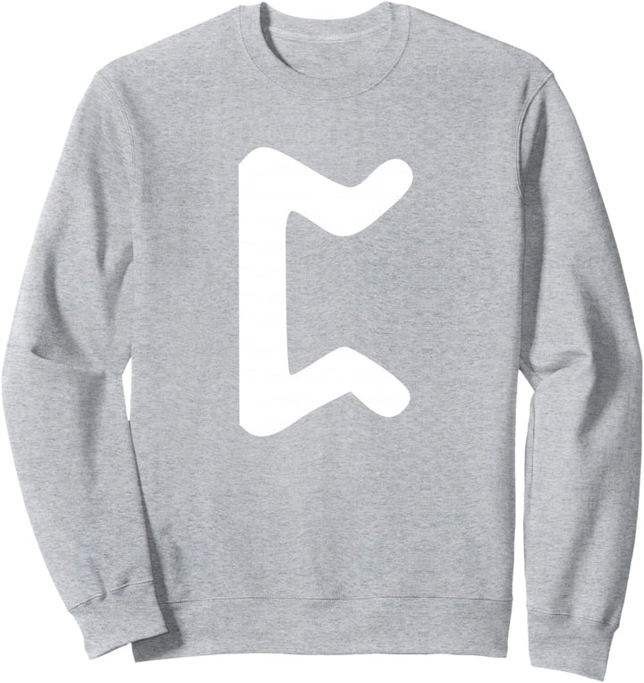 Perthro Rune Wikinger Weiss Runen Alphabet Die Cup Fortune Sweatshirt