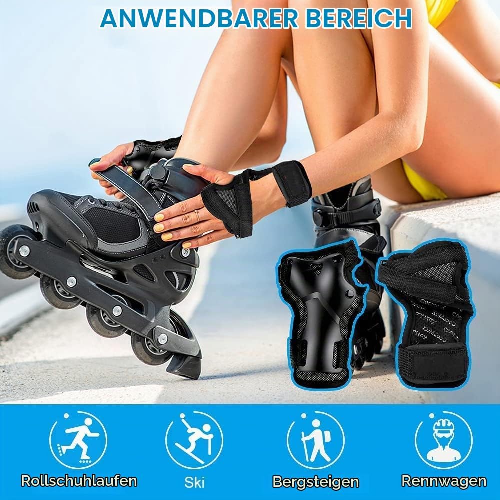 2Pcs Handgelenkschoner Kinder Skating Skateboard Protektoren Handschuh Inliner Handgelenkschützer fü
