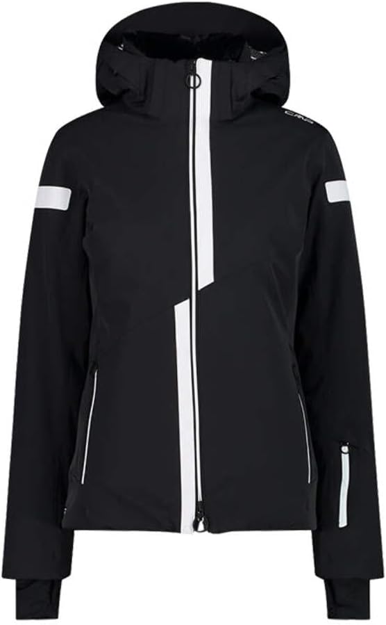 CMP Damen Zip Hoodie Jacke Isolationsjacke 38 Schwarz, 38 Schwarz