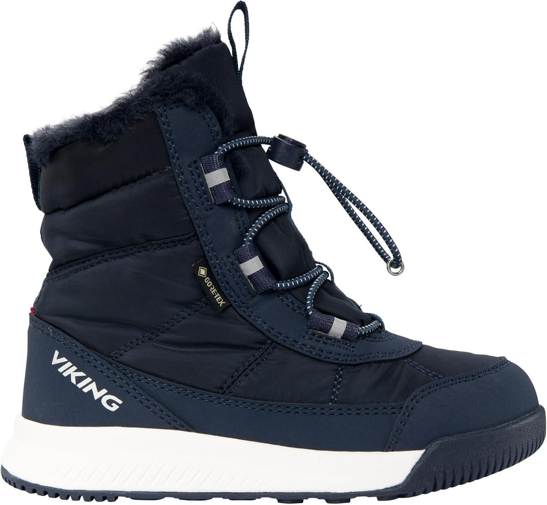 Viking Unisex Kinder Aery Warm GTX Sl Snow Boot 30 EU Navy Blue, 30 EU Navy Blue